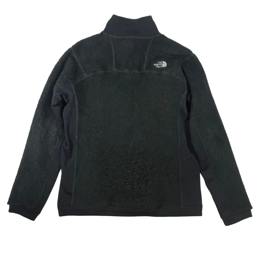The North Face Full Zip Fleece Jacket Mens Large Black High Pile Gorpcore Hiking